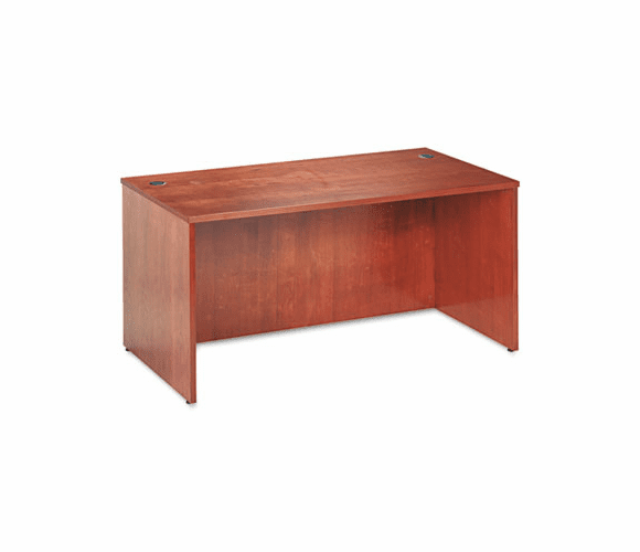 BSXBW2103HH BW Veneer Series Rectangular Desk Shell, 60w x 30w x 29h, Bourbon Cherry By BASYX