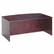 BSXBW2111NN BW Veneer Series Bow Front Desk Shell, 72w x 42w x 29h, Mahogany By BASYX