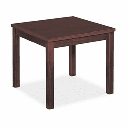 BSXBW3130N Occasional Table, Square, 24w x 24d x 20h, Mahogany By BASYX