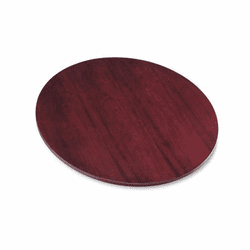 BSXBW42NN BW Veneer Series Round Conference Table Top, 42" Diameter, Mahogany By BASYX