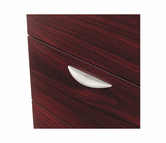 BSXBWE320X Optional Drawer Pull F/ Pedestal Files, 35-3/4w x 23-3/8d, Brushed Nickel Finish By BASYX