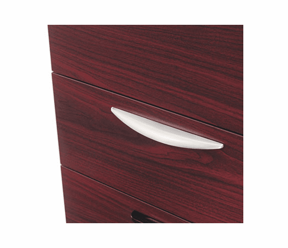 BSXBWE325X Optional Drawer Pull For Lateral Files, 35-3/4w x 23-3/8d, Brushed Nickel Finish By BASYX