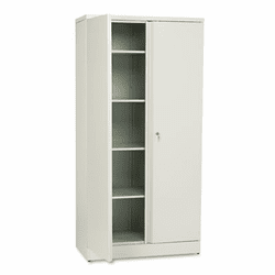 BSXC187236Q Easy-to-Assemble Storage Cabinet, 36w x 18d x 72h, Light Gray By BASYX
