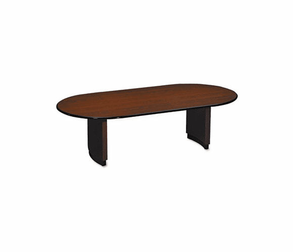 BSXOV4896TN Oval Conference Table Top, 96w x 48d, Mahogany By BASYX