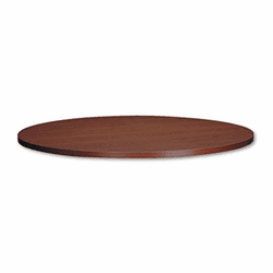 BSXRB48TN Round Conference Table Top, 48" Diameter, Mahogany By BASYX