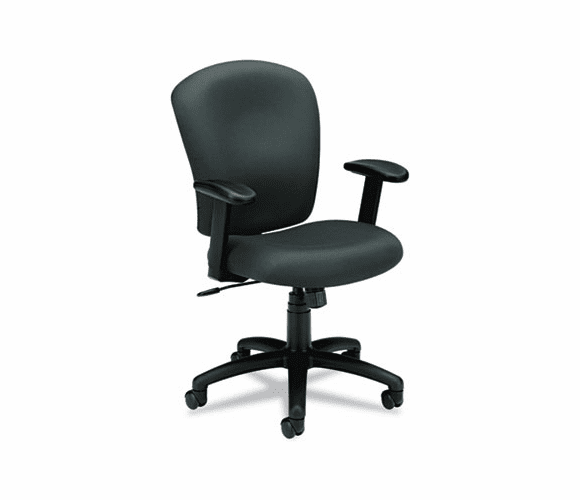 BSXVL220VA19 VL220 Mid-Back Task Chair, Charcoal By BASYX