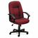 BSXVL601VA62T VL601 Series Managerial Mid-Back Swivel/Tilt Chair, Burgundy Fabric/Black Frame By BASYX