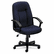 BSXVL601VA90T VL601 Series Managerial Mid-Back Swivel/Tilt Chair, Navy Fabric/Black Frame By BASYX