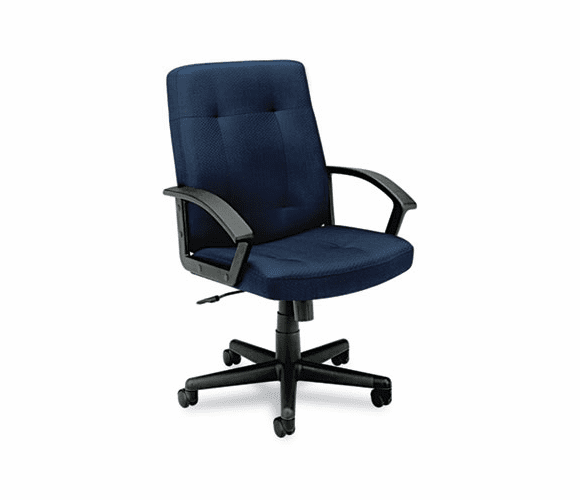 BSXVL602VA90T VL602 Managerial Mid-Back Chair, Navy Fabric By BASYX