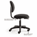 BSXVL610VA19T VL610 Series Swivel Task Chair, Charcoal Fabric/Black Frame By BASYX