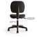 BSXVL610VA19T VL610 Series Swivel Task Chair, Charcoal Fabric/Black Frame By BASYX
