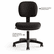 BSXVL610VA19T VL610 Series Swivel Task Chair, Charcoal Fabric/Black Frame By BASYX