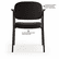BSXVL616VA10 VL616 Stacking Guest Chair with Arms, Black By BASYX