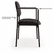 BSXVL616VA10 VL616 Stacking Guest Chair with Arms, Black By BASYX