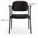 BSXVL616VA19 VL616 Stacking Guest Chair with Arms, Charcoal Gray By BASYX