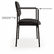 BSXVL616VA19 VL616 Stacking Guest Chair with Arms, Charcoal Gray By BASYX