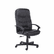 BSXVL641ST11 VL641 Leather High-Back Swivel/Tilt Chair, Metal, 25-3/4w x 28-1/2d x 47h, Black By BASYX