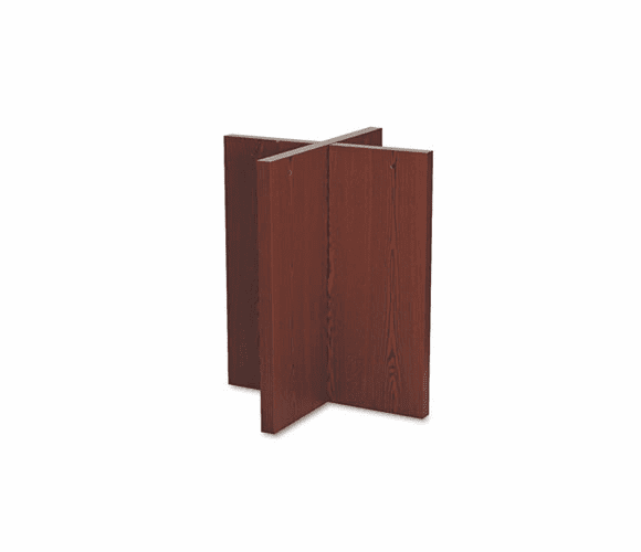 BSXX42BN Conference Table X-Base, 30w x 30d x 28h, Mahogany By BASYX