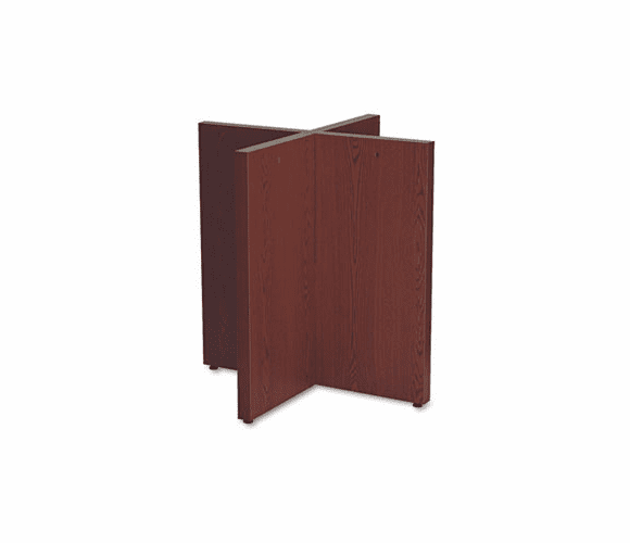 BSXX48BN Conference Table X-Base, 36w x 36d x 28h, Mahogany By BASYX