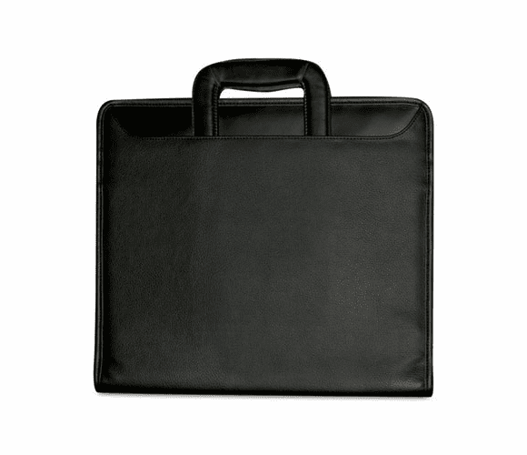 BUXOC36922BK Zip-Around Portfolio, File Pockets, 3-Ring Binder, Writing Pad, Organizer, Black By BUXTON COMPANY