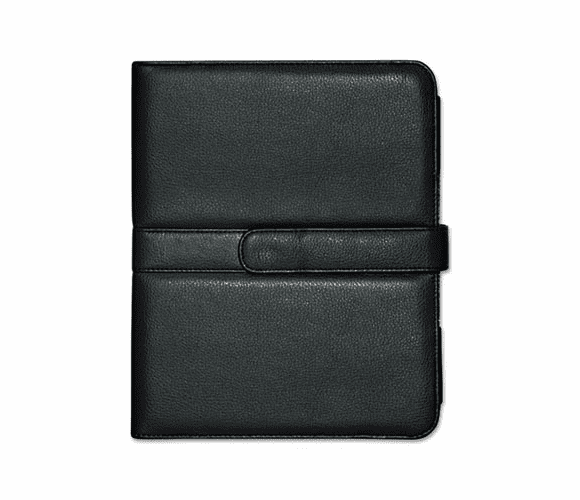 BUXOC402I15BK Faux Leather Easel iPad Case, 10.063 x 1.125 x 8.125, Black By BUXTON COMPANY