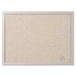 BVCFB0470608 MasterVision Designer Fabric Bulletin Board, 24X18, Gray Fabric/Gray Frame By BI-SILQUE VISUAL COMMUNICATION PRODUCTS INC