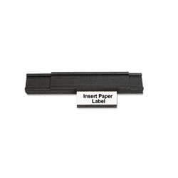 BVCFM1310 Magnetic Card Holders, 2w x 1h, Black, 25/Pack By BI-SILQUE VISUAL COMMUNICATION PRODUCTS INC