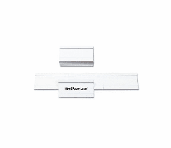 BVCFM1325 Magnetic Card Holders, 2w x 1h, White, 25/Pack By BI-SILQUE VISUAL COMMUNICATION PRODUCTS INC