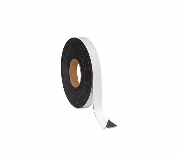 BVCFM2021 Magnetic Adhesive Tape Roll, Black, 1" x 50 Ft. By BI-SILQUE VISUAL COMMUNICATION PRODUCTS INC