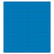 BVCFM2401 Dry Erase Magnetic Tape Strips, Blue, 2" x 7/8", 25/Pack By BI-SILQUE VISUAL COMMUNICATION PRODUCTS INC
