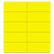 BVCFM2403 Dry Erase Magnetic Tape Strips, Yellow, 2" x 7/8", 25/Pack By BI-SILQUE VISUAL COMMUNICATION PRODUCTS INC
