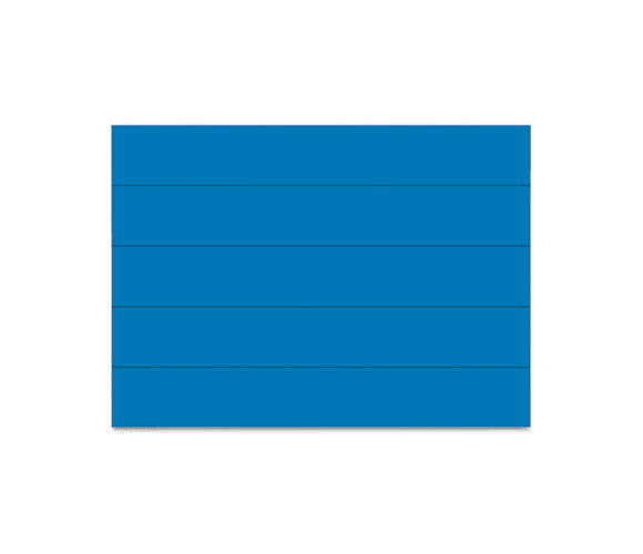 BVCFM2501 Dry Erase Magnetic Tape Strips, Blue, 6" x 7/8", 25/Pack By BI-SILQUE VISUAL COMMUNICATION PRODUCTS INC