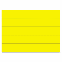 BVCFM2503 Dry Erase Magnetic Tape Strips, Yellow, 6" x 7/8", 25/Pack By BI-SILQUE VISUAL COMMUNICATION PRODUCTS INC