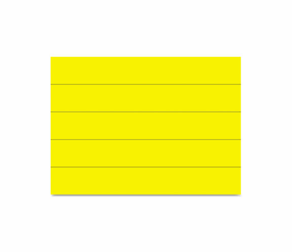 BVCFM2503 Dry Erase Magnetic Tape Strips, Yellow, 6" x 7/8", 25/Pack By BI-SILQUE VISUAL COMMUNICATION PRODUCTS INC