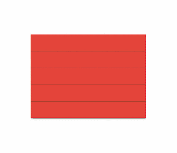 BVCFM2504 Dry Erase Magnetic Tape Strips, Red, 6" x 7/8", 25/Pack By BI-SILQUE VISUAL COMMUNICATION PRODUCTS INC