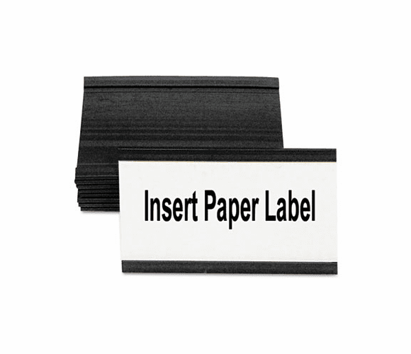 BVCFM2630 Magnetic Card Holders, 3"w x 1-3/4"h, Black, 10/Pack By BI-SILQUE VISUAL COMMUNICATION PRODUCTS INC