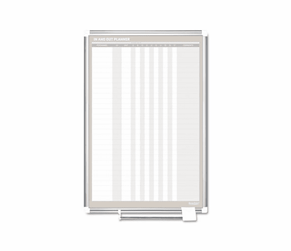 BVCGA02109830 MasterVision In-Out Magnetic Dry Erase Board, 24x36, Silver Frame By BI-SILQUE VISUAL COMMUNICATION PRODUCTS INC