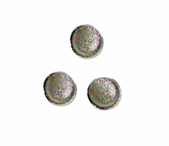 BVCIM130809 Super Strong Magnets, Silver, 10 per Pack By BI-SILQUE VISUAL COMMUNICATION PRODUCTS INC