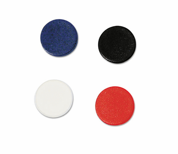 BVCIM140909 Interchangeable Magnetic Characters, Circles, Assorted, 3/4" Dia, 10/Pack By BI-SILQUE VISUAL COMMUNICATION PRODUCTS INC