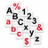 BVCKT2121 Interchangeable Magnetic Characters, Numbers, Red, 3/4"h By BI-SILQUE VISUAL COMMUNICATION PRODUCTS INC