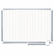 BVCMA0392830 MasterVision Grid Planning Board, 1x2" Grid, 36x24, White/Silver By BI-SILQUE VISUAL COMMUNICATION PRODUCTS INC