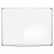 BVCMA0500790 MasterVision Earth Easy-Clean  Dry Erase Board, White/Silver, 36x48 By BI-SILQUE VISUAL COMMUNICATION PRODUCTS INC
