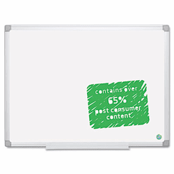 BVCMA2700790 MasterVision Earth Easy-Clean Dry Erase Board, 48 x 72, Aluminum Frame By BI-SILQUE VISUAL COMMUNICATION PRODUCTS INC