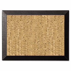 BVCSF0422581012 Mastervision Natural Cork Bulletin Board, 18x24, Cork/Black By BI-SILQUE VISUAL COMMUNICATION PRODUCTS INC
