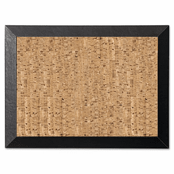 BVCSF0722581012 Mastervision Natural Cork Bulletin Board, 24x36, Cork/Black By BI-SILQUE VISUAL COMMUNICATION PRODUCTS INC