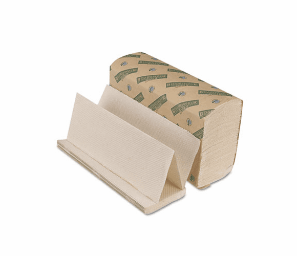 BWK10GREEN Green Folded Towels, Multi-Fold, Natural White, 9 1/8 x 9 1/2, 200/Pack, 20/Ctn By BOARDWALK