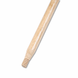 BWK137 Heavy-Duty Threaded End Lacquered Hardwood Broom Handle, 1-1/8 Dia. x 60 Long By BOARDWALK