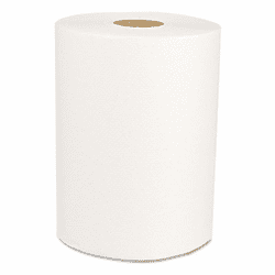 BWK15GREEN Green Universal Roll Towels, Natural White, 8"W, 425 ft./Roll, 12 Rolls/Carton By BOARDWALK