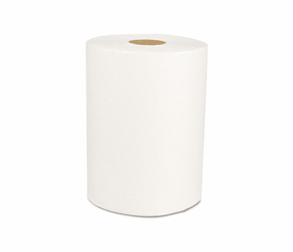BWK15GREEN Green Universal Roll Towels, Natural White, 8"W, 425 ft./Roll, 12 Rolls/Carton By BOARDWALK