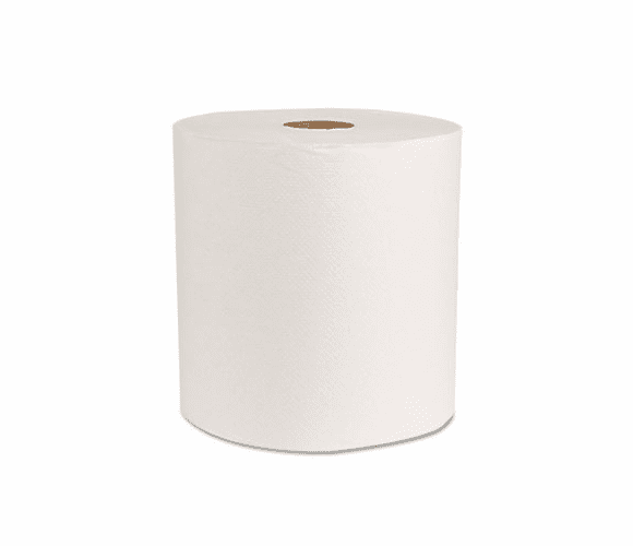 BWK17GREEN Green Universal Roll Towels, Natural White, 8"W 800 ft./Roll, 6 Rolls/Carton By BOARDWALK
